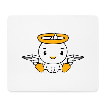 Bird Duck Angel Sky Halo Holy Sweet - Mouse Pad (horizontal) - white - Front