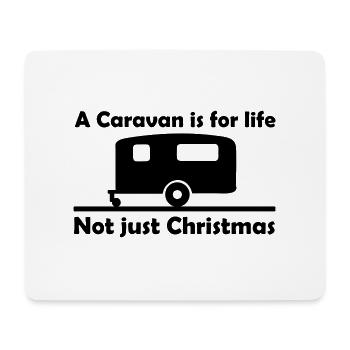 Caravan for life - Mousepad (Querformat) - Weiß - Vorne