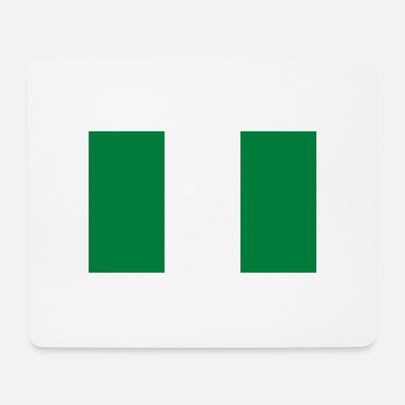Nigeria - Mouse Pad (horizontal) - white