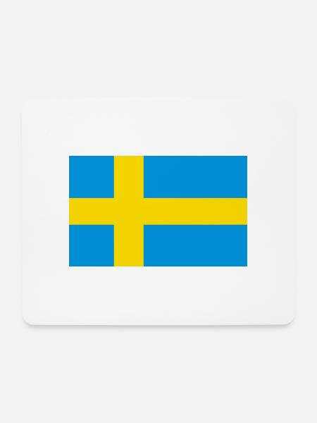 Schweden - Mousepad (Querformat) - Weiß