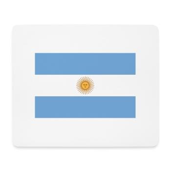 Argentinien Argentina Flagge Fahne - Mousepad (Querformat) - Weiß - Vorne