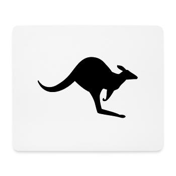 Eine australische Känguru - Mousepad (Querformat) - Weiß - Vorne
