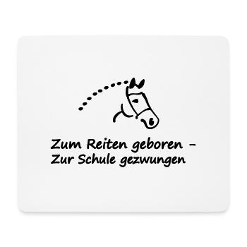 horse - Mouse Pad (horizontal) - white - Front