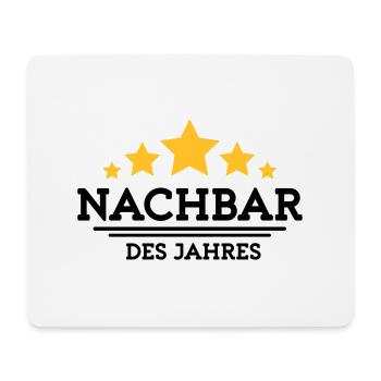 nachbar des Jahres - Mousepad (Querformat) - Weiß - Vorne