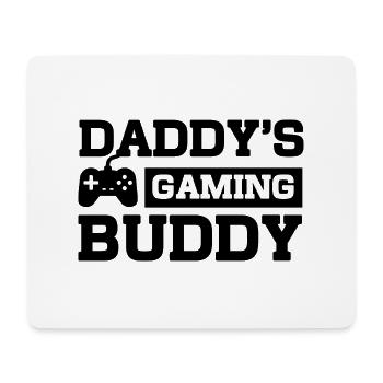Daddy's Gaming Buddy - Mousepad (Querformat) - Weiß - Vorne