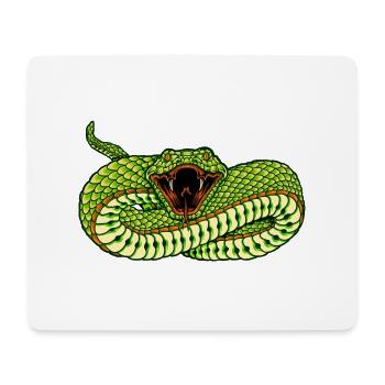 Schlange - Full Color Edition 2 - Mousepad (Querformat) - Weiß - Vorne