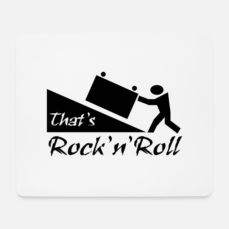 thatsrocknroll - Mousepad (Querformat) - Weiß