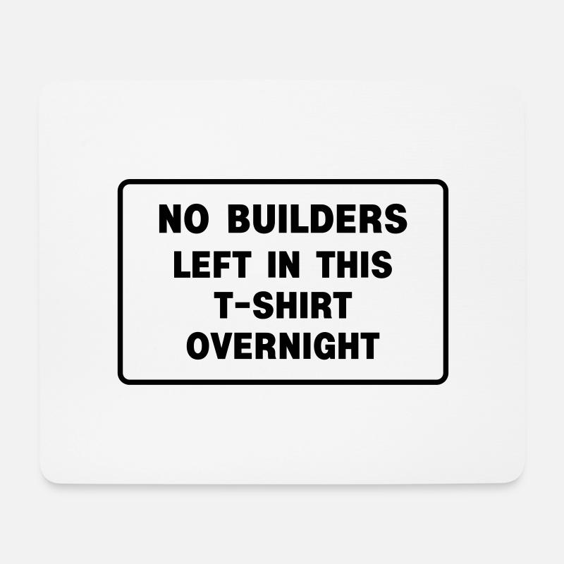builders - Mouse Pad (horizontal) - white