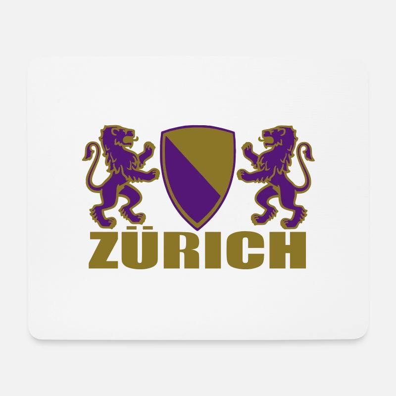 zürich - Mousepad (Querformat) - Weiß