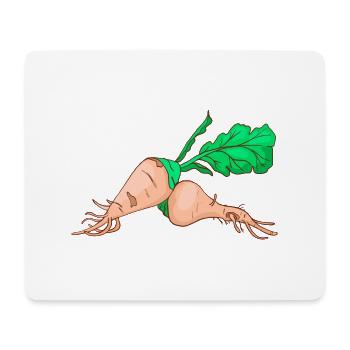Zuckerrüben Zucker Rüben - Mousepad (Querformat) - Weiß - Vorne