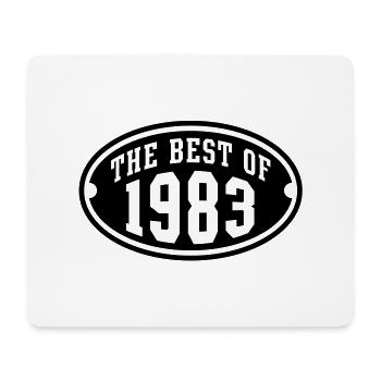 LE MEILLEUR DE 1983 - conception Anniversaire - Tapis de souris (format paysage) - blanc - Devant