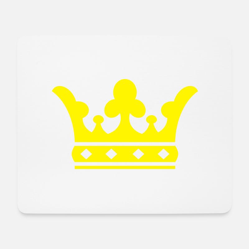Goldkrone - Mousepad (Querformat) - Weiß