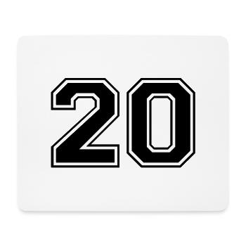 20 - Mouse Pad (horizontal) - white - Front