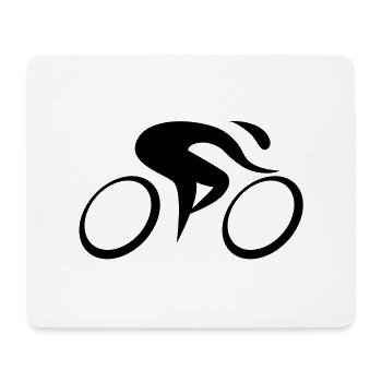 Racing bicycle - Mouse Pad (horizontal) - white - Front