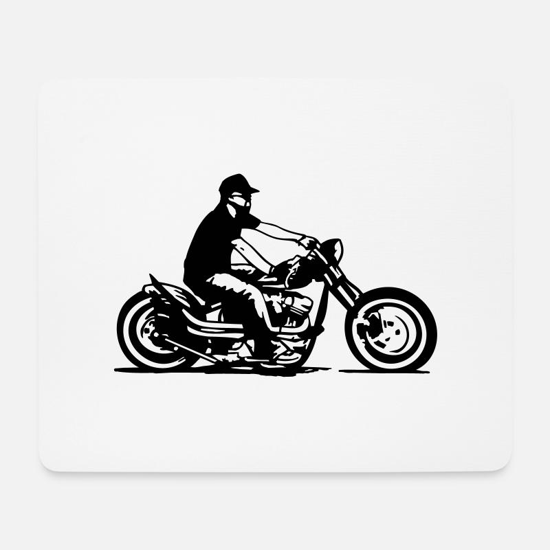 Bobber ride - Mousepad (Querformat) - Weiß