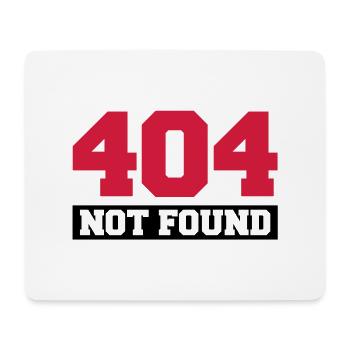404_not_found_t2 - Mouse Pad (horizontal) - white - Front