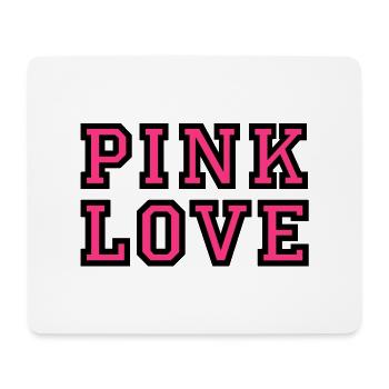 Pink Love 2 - Mousepad (Querformat) - Weiß - Vorne