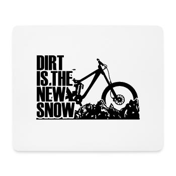 alpen downhill - Mousepad (Querformat) - Weiß - Vorne