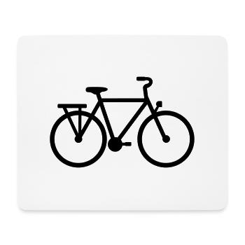 Bicycle bike - Mouse Pad (horizontal) - white - Front
