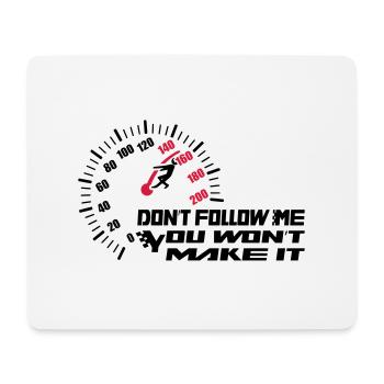 Off road - Don't Follow Me - Mousepad (Querformat) - Weiß - Vorne