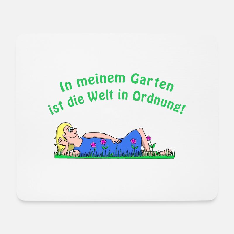 My garden - Mouse Pad (horizontal) - white