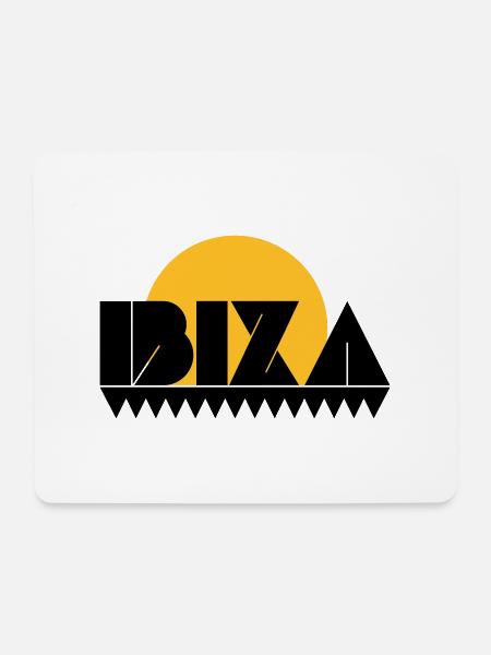 Ibiza - Mousepad (Querformat) - Weiß
