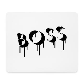 Boss Graffiti - Tapis de souris (format paysage) - blanc - Devant