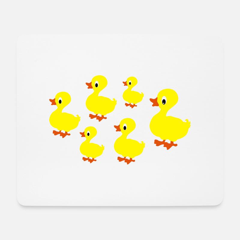 ducks - Mouse Pad (horizontal) - white