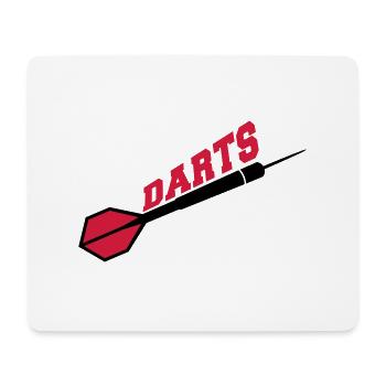 Darts Design - Tapis de souris (format paysage) - blanc - Devant