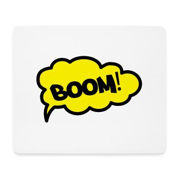 boom2 - Tapis de souris (format paysage) - blanc - Devant