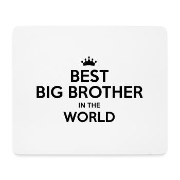best big brother in the world - Tapis de souris (format paysage) - blanc - Devant