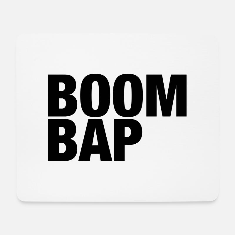 Boom Bap - Mousepad (Querformat) - Weiß