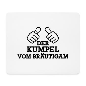Junggesellenabschied - Mousepad (Querformat) - Weiß - Vorne