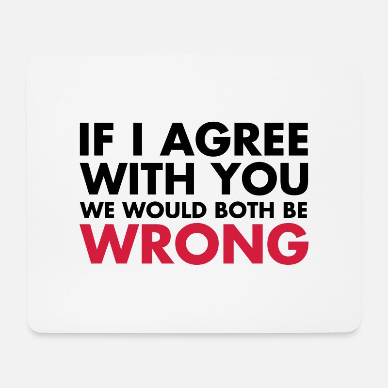 Funny - Mouse Pad (horizontal) - white