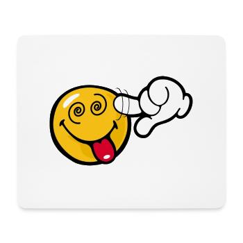 Smiley Stupid - Mouse Pad (horizontal) - white - Front
