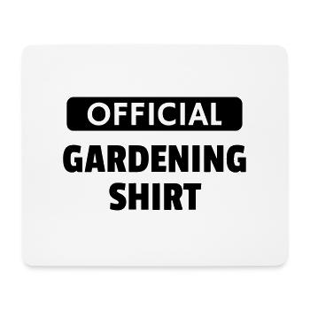 Garden - Gardener - Gardening - Green - Nature - Tapis de souris (format paysage) - blanc - Devant