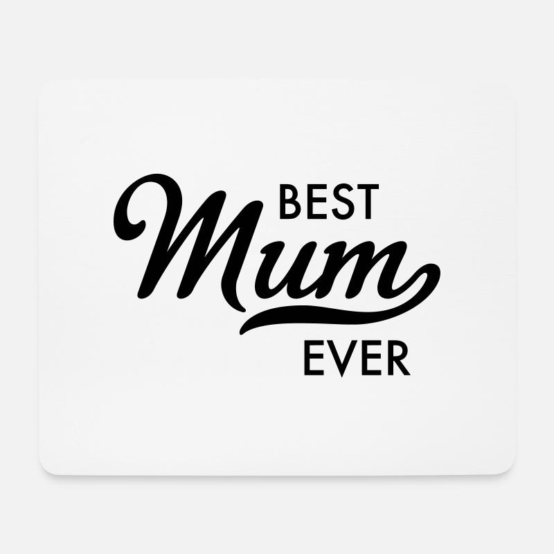 Mutter - Mousepad (Querformat) - Weiß