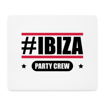 ibiza party crew - Mousepad (Querformat) - Weiß - Vorne