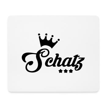 Amour / Saint Valentin / Coeur / Bébé / Love - Tapis de souris (format paysage) - blanc - Devant