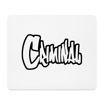 Criminal - Mousepad (Querformat) - Weiß - Vorne