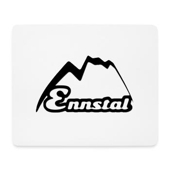 Ennstal - Mousepad (Querformat) - Weiß - Vorne