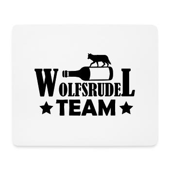 wolfsrudel_team_01 - Mousepad (Querformat) - Weiß - Vorne