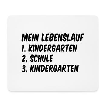 Lebenslauf Kinderpflegerin Erzieherin - Mousepad (Querformat) - Weiß - Vorne