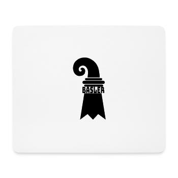 Baslerstab - Mousepad (Querformat) - Weiß - Vorne