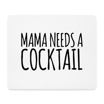 Mama needs a Cocktail 4 - Mousepad (Querformat) - Weiß - Vorne