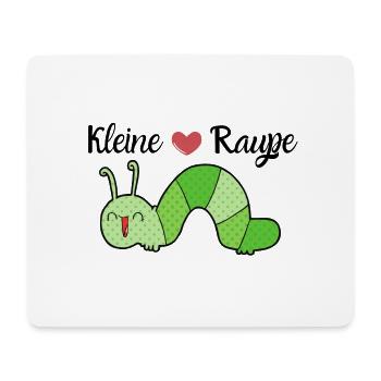 Kleine Raupe - Mousepad (Querformat) - Weiß - Vorne