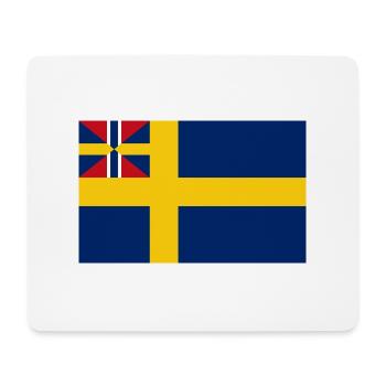 Sillsalaten Flagge der Schwedischen Union m. Norwegen 1844-1905 - Mousepad (Querformat) - Weiß - Vorne