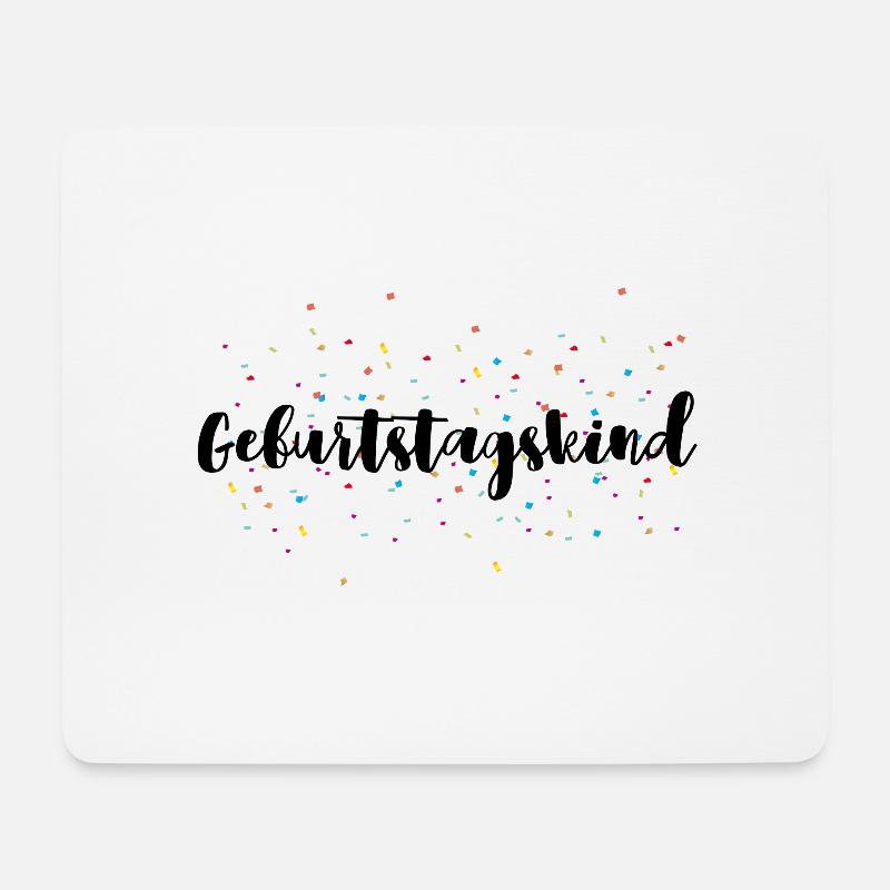 GEBURTSTAGSKIND - Mousepad (Querformat) - Weiß