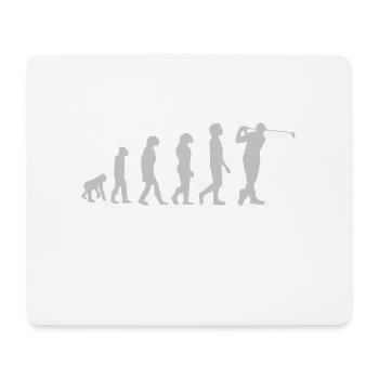 Golf Evolution - Tapis de souris (format paysage) - blanc - Devant