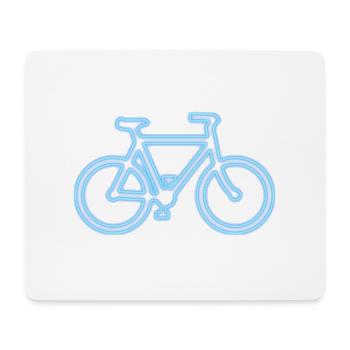 Neon Bike - Mousepad (Querformat) - Weiß - Vorne